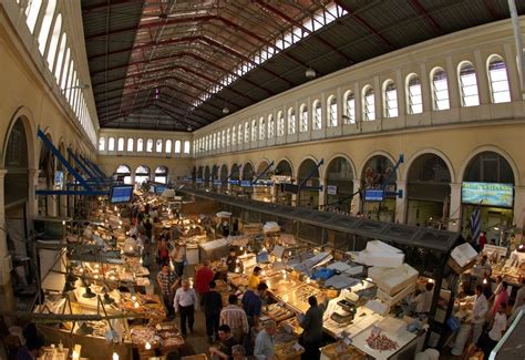 Athens market - The Public Market Place of Athens has been in business nonstop since 1886. It consists of a fish market, vegetable market and a meat market extending along both sides of Athinas Street. Also known as Varvakeios Agora, it is open every day, except Sunday, from early in the morning till late afternoon. In the meat market, you will find historic ...